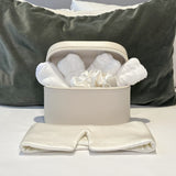 premium skincare cleansing set luxury silk eye mask