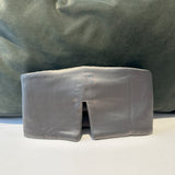 luxury silk grey eye mask sleep mask