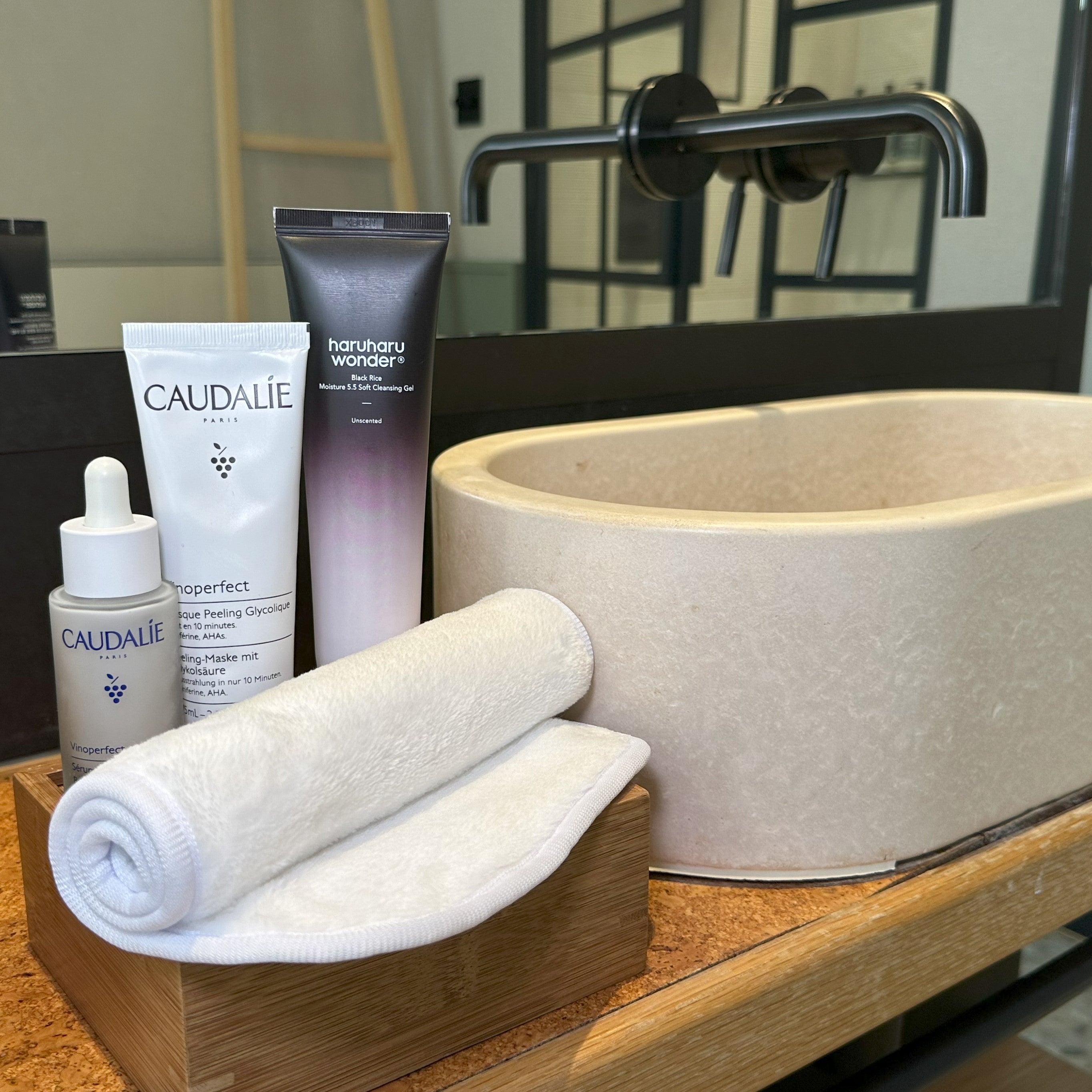 soft white large facial cleansing towel