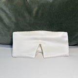 luxury silk ivory eye mask sleep mask