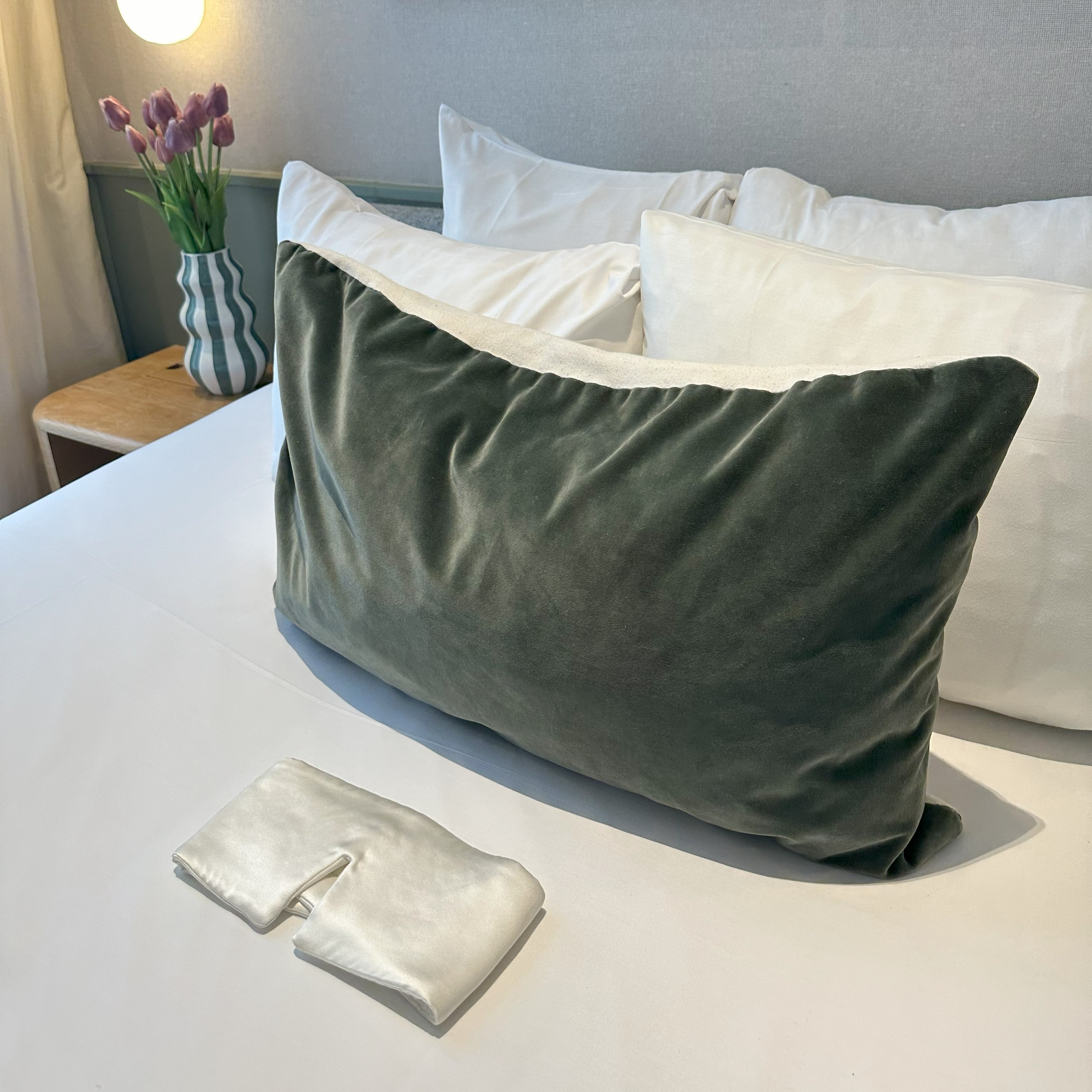 luxury silk ivory eye mask sleep mask